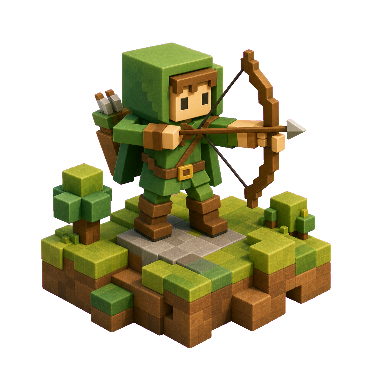 Robin Hood Voxel artwork